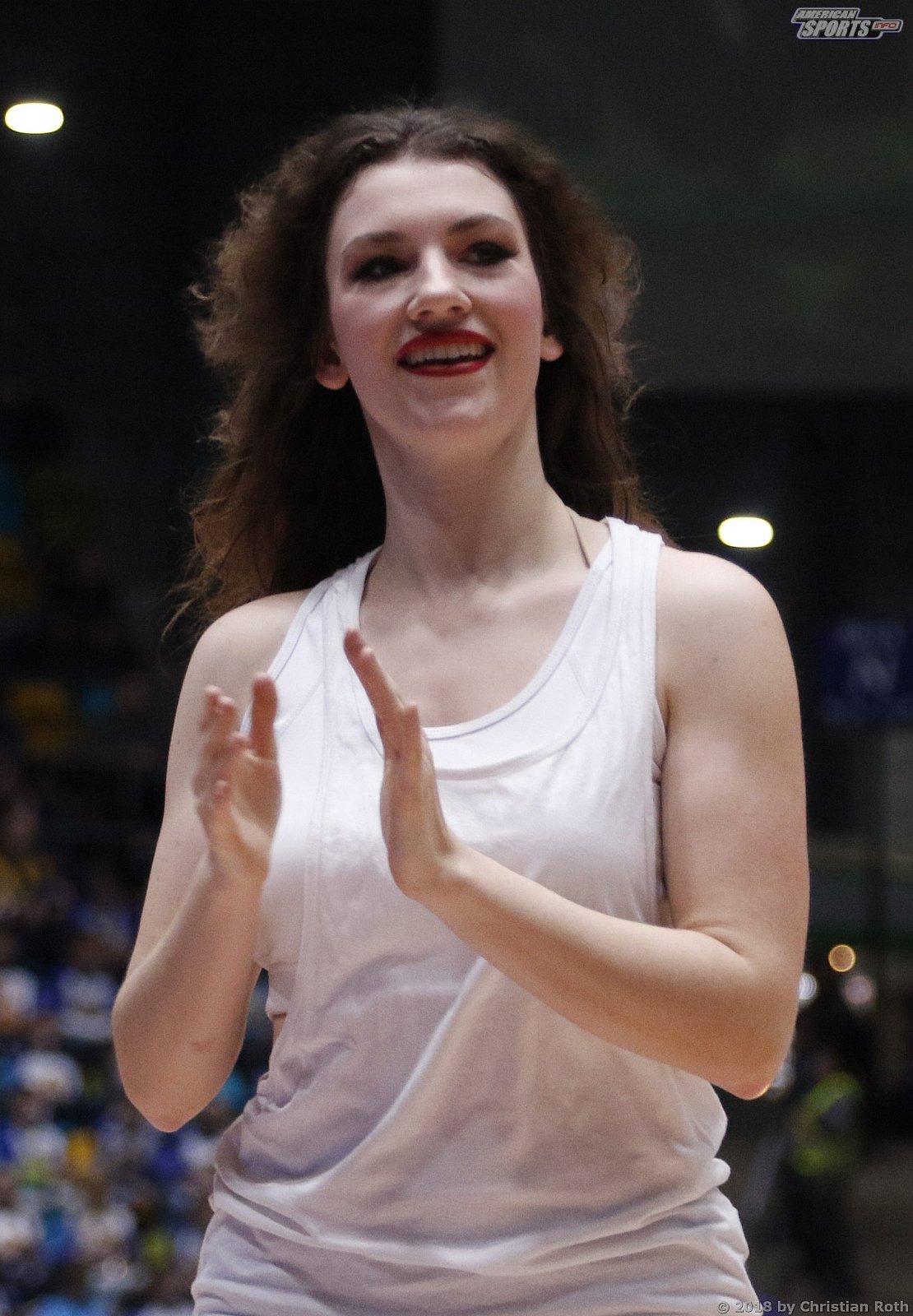 Das Frankfurt Skyliners Danceteam beim Heimspiel gegen Basketball Löwen Braunschweig am 24.11.2018