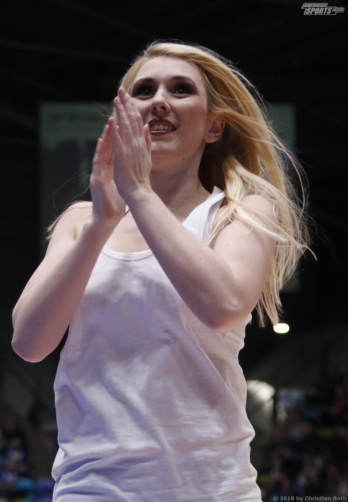 Das Frankfurt Skyliners Danceteam beim Heimspiel gegen Basketball Löwen Braunschweig am 24.11.2018