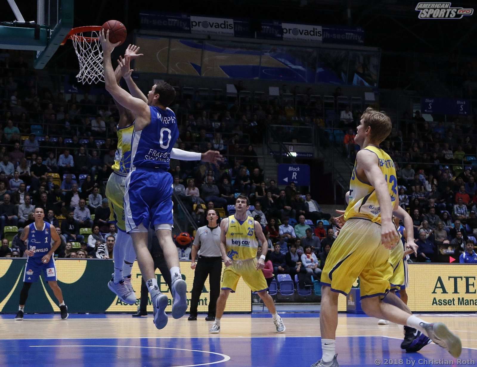 BBL: Fraport Skyliners Frankfurt vs Basketball Löwen Braunschweig 82:77 24.11.2018
