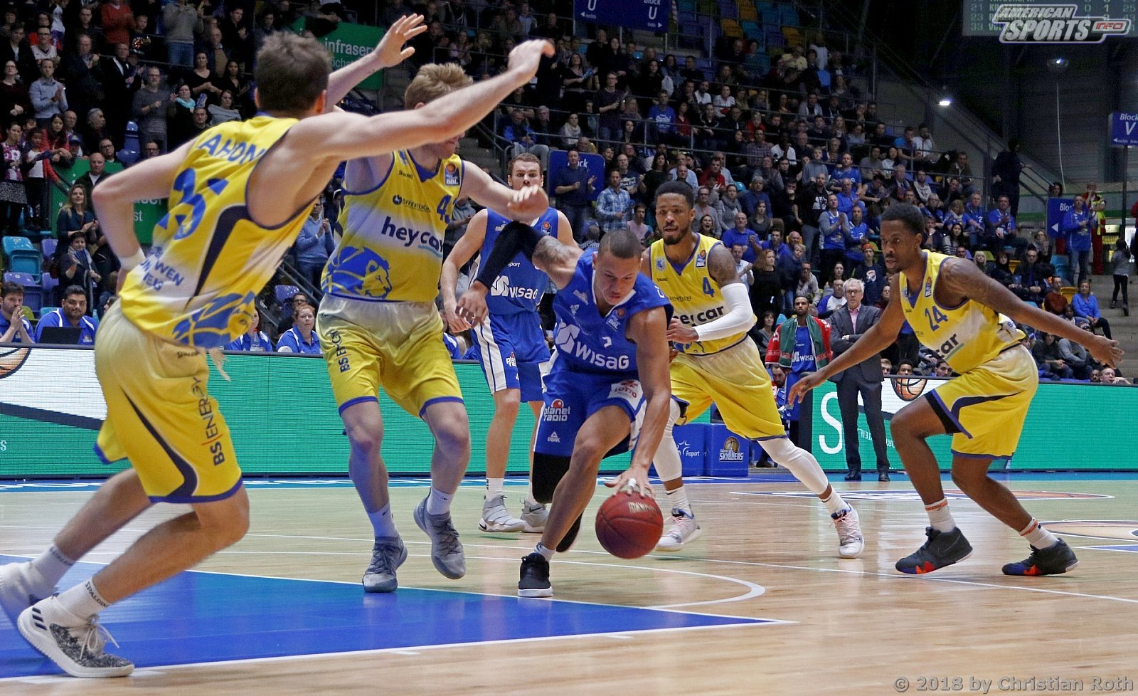 BBL: Fraport Skyliners Frankfurt vs Basketball Löwen Braunschweig 82:77 24.11.2018