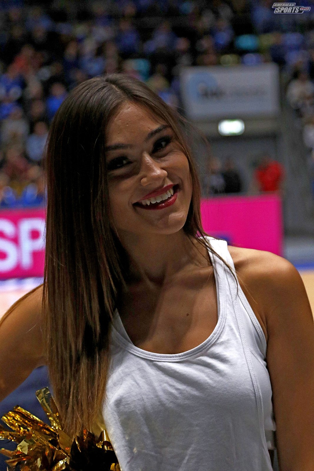 Das Frankfurt Skyliners Danceteam beim BBL Pokal Heimspiel gegen ALBA Berlin am 20.01.2019