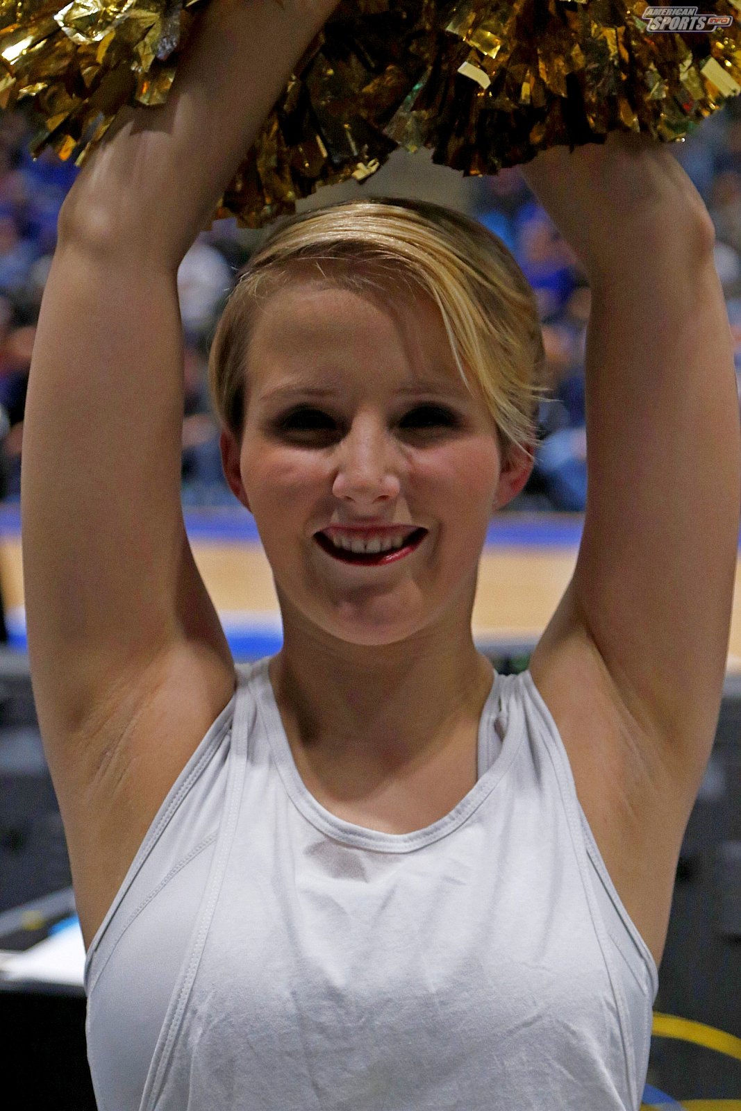 Das Frankfurt Skyliners Danceteam beim BBL Pokal Heimspiel gegen ALBA Berlin am 20.01.2019