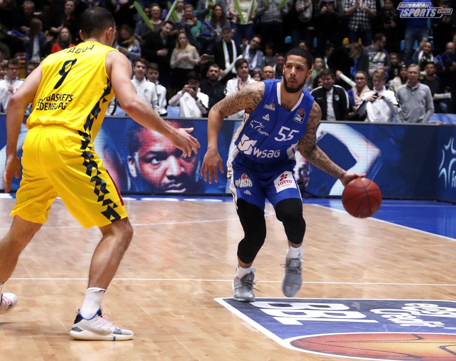 BBL: Fraport Skyliners Frankfurt vs EWE Baskets Oldenburg 75:74 27.01.2019