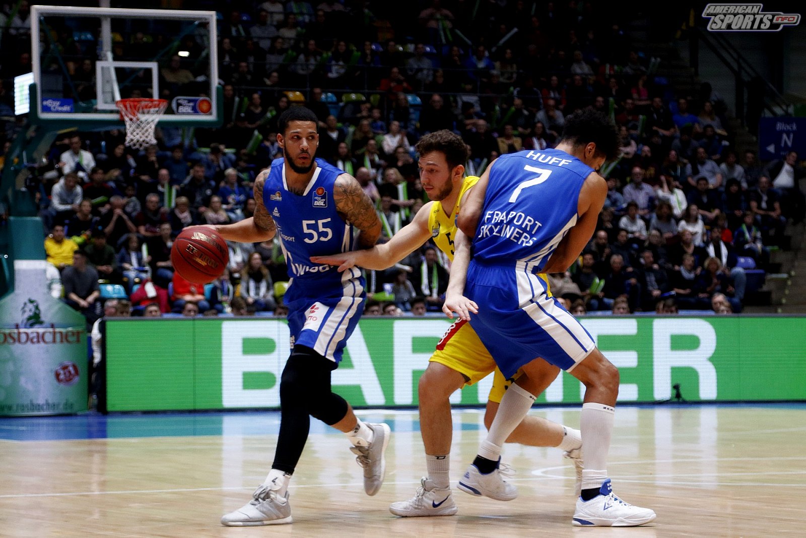 BBL: Fraport Skyliners Frankfurt vs EWE Baskets Oldenburg 75:74 27.01.2019