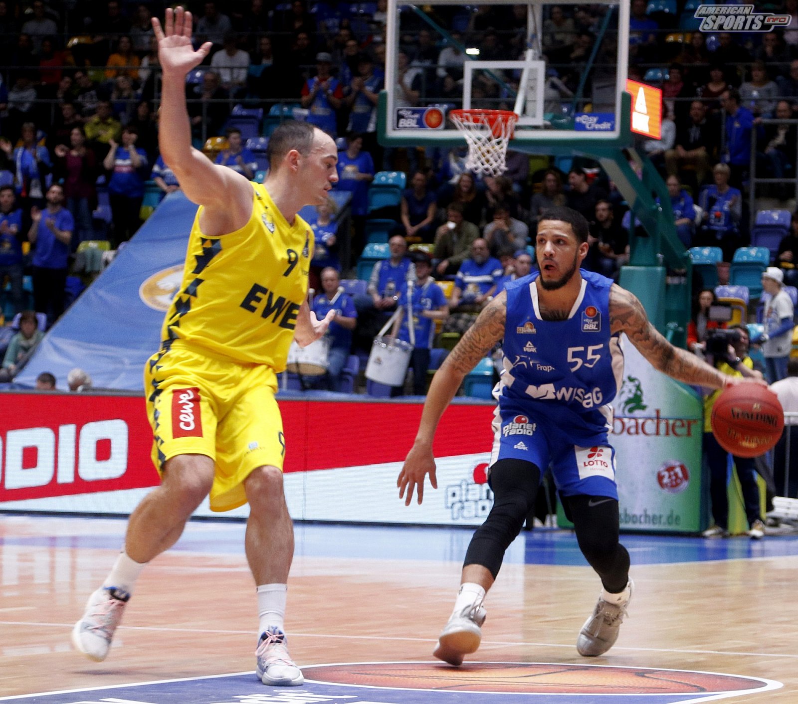 BBL: Fraport Skyliners Frankfurt vs EWE Baskets Oldenburg 75:74 27.01.2019