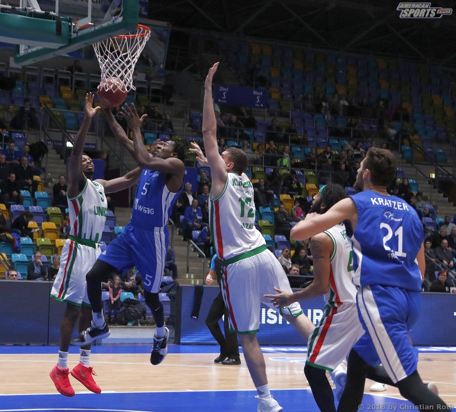 Basketball 7Days EuroCup: Fraport Skyliners Frankfurt vs. Unics Kazan 65:72 19.12.2018