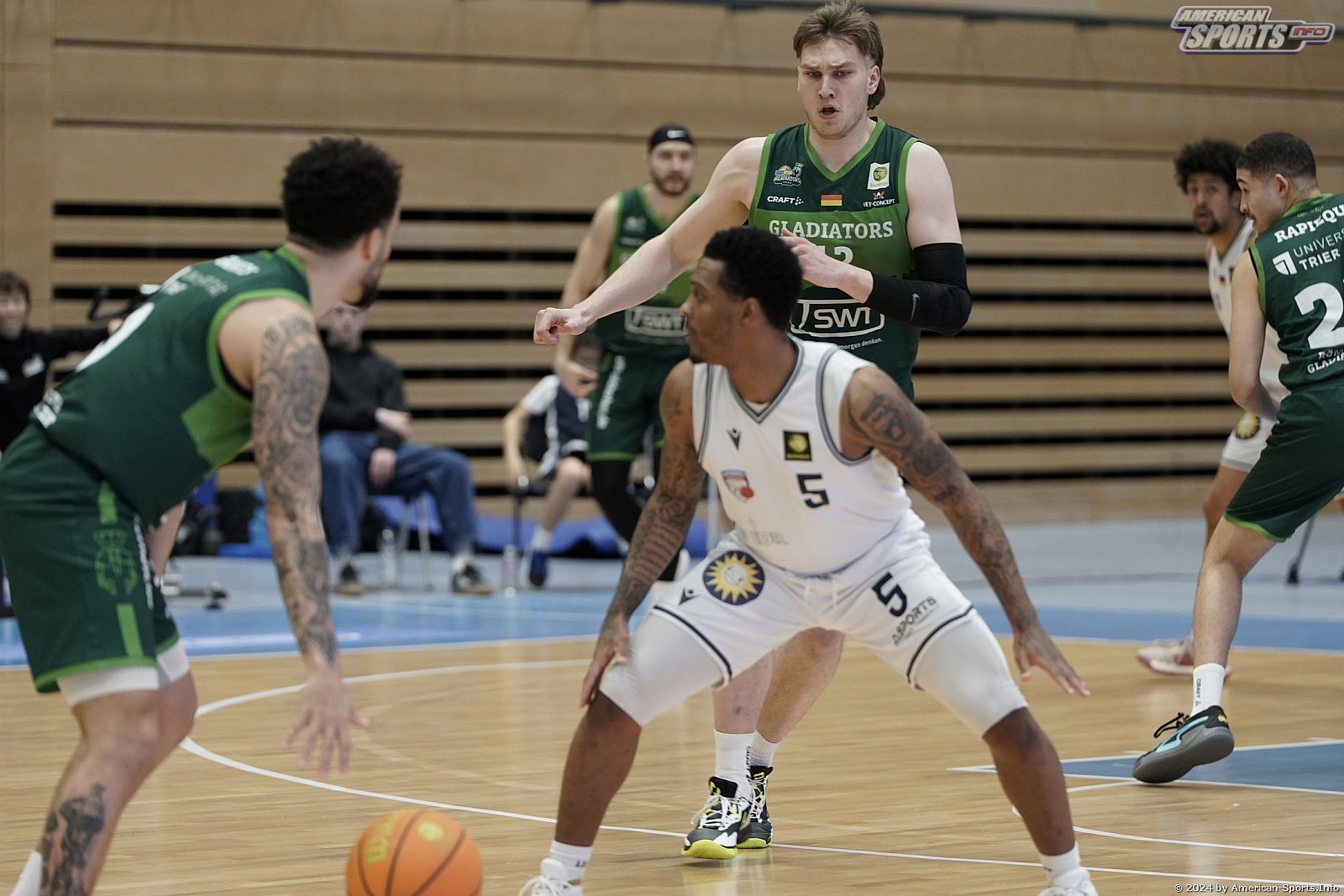 ProA: ART Giants Düsseldorf vs.  Römerstrom Gladiators Trier 73:74 13.04.2024