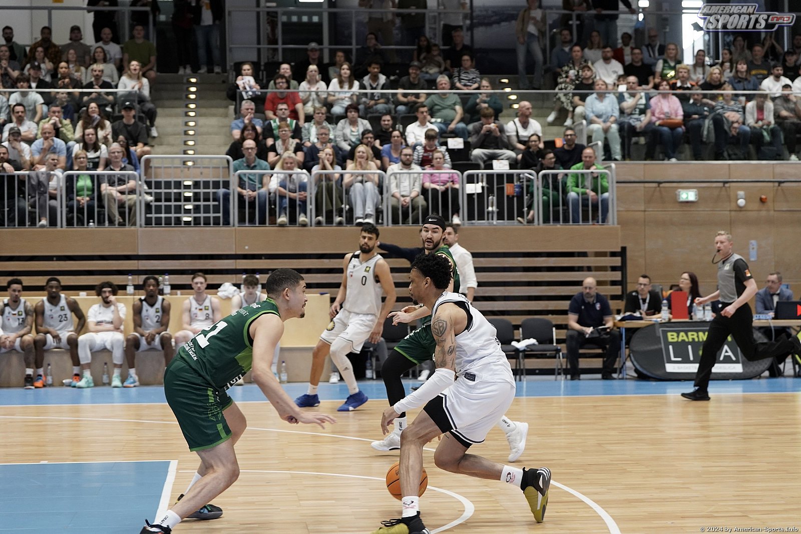 ProA: ART Giants Düsseldorf vs.  Römerstrom Gladiators Trier 73:74 13.04.2024