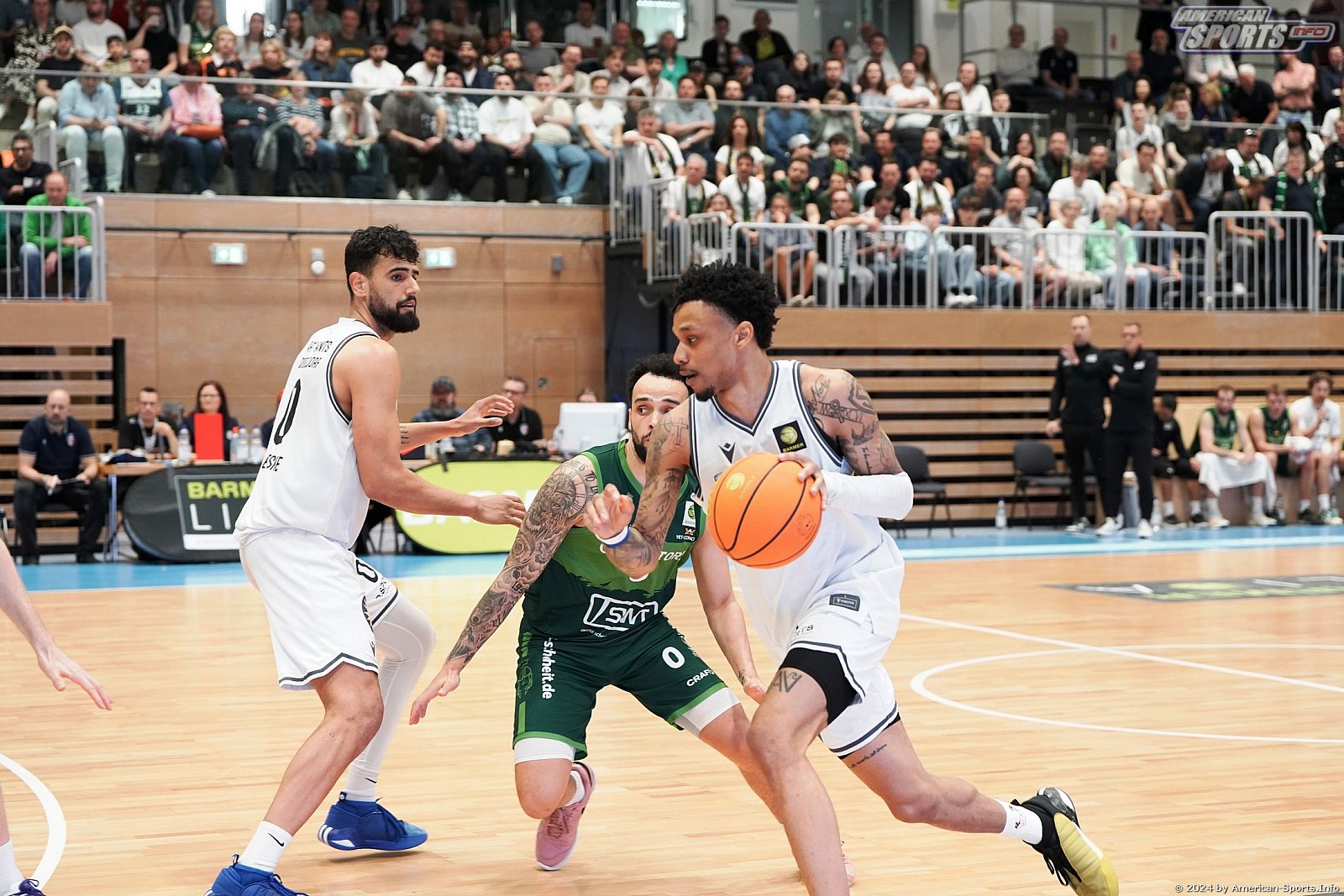 ProA: ART Giants Düsseldorf vs.  Römerstrom Gladiators Trier 73:74 13.04.2024