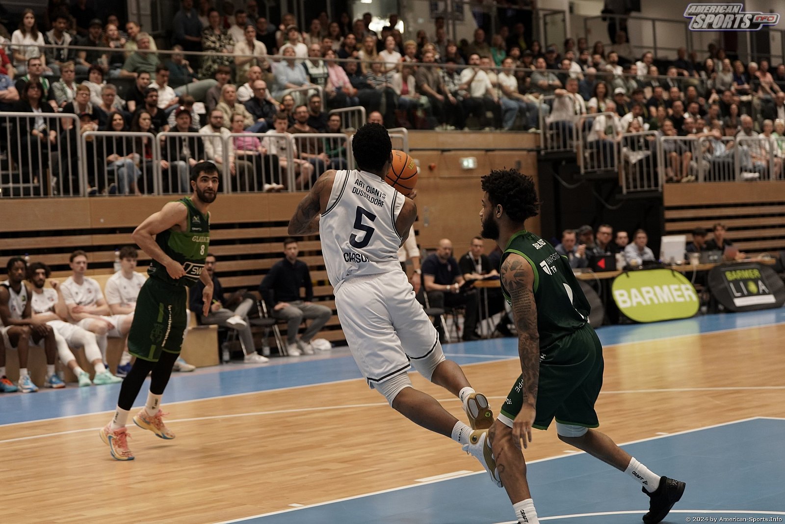 ProA: ART Giants Düsseldorf vs.  Römerstrom Gladiators Trier 73:74 13.04.2024
