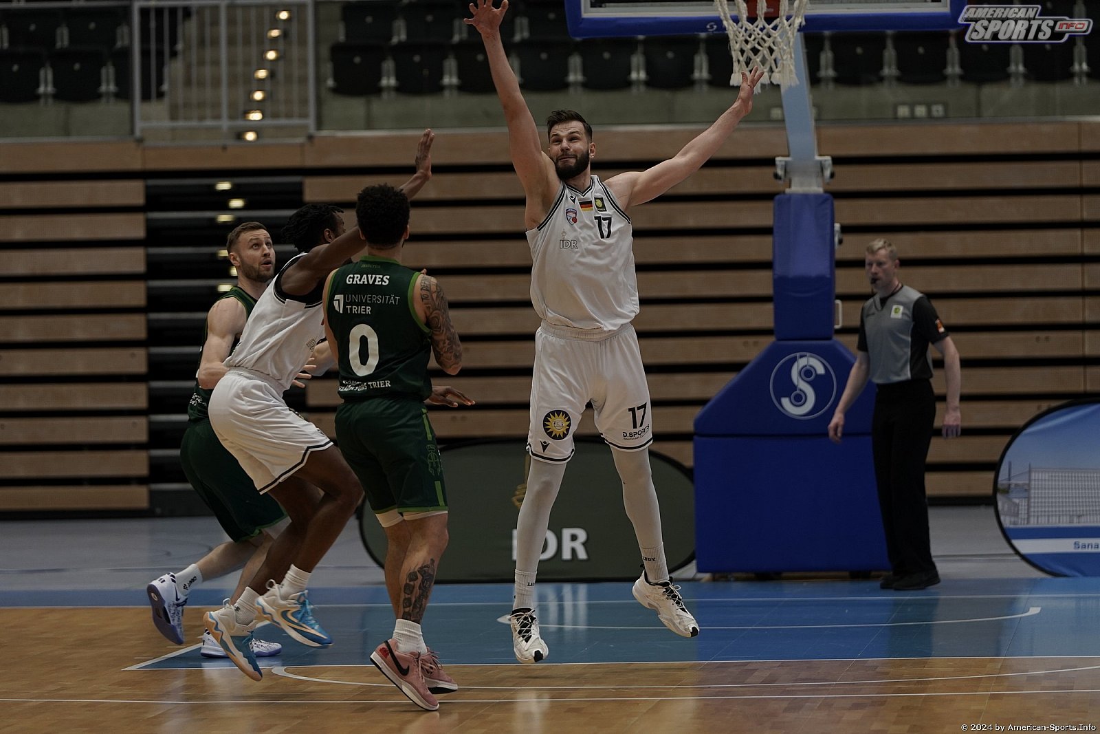 ProA: ART Giants Düsseldorf vs.  Römerstrom Gladiators Trier 73:74 13.04.2024