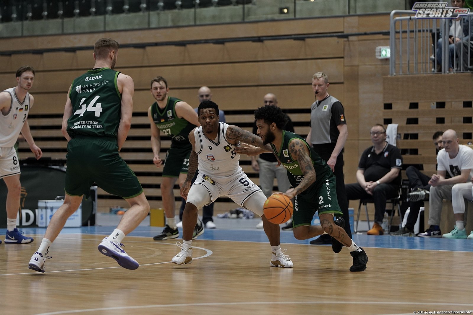 ProA: ART Giants Düsseldorf vs.  Römerstrom Gladiators Trier 73:74 13.04.2024