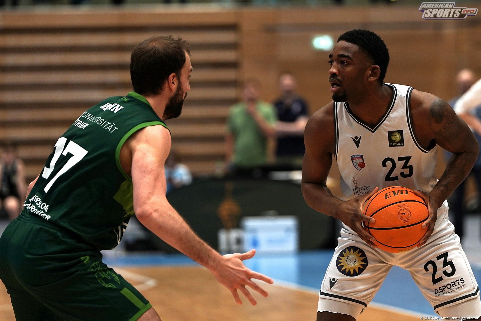 ProA: ART Giants Düsseldorf vs.  Römerstrom Gladiators Trier 73:74 13.04.2024