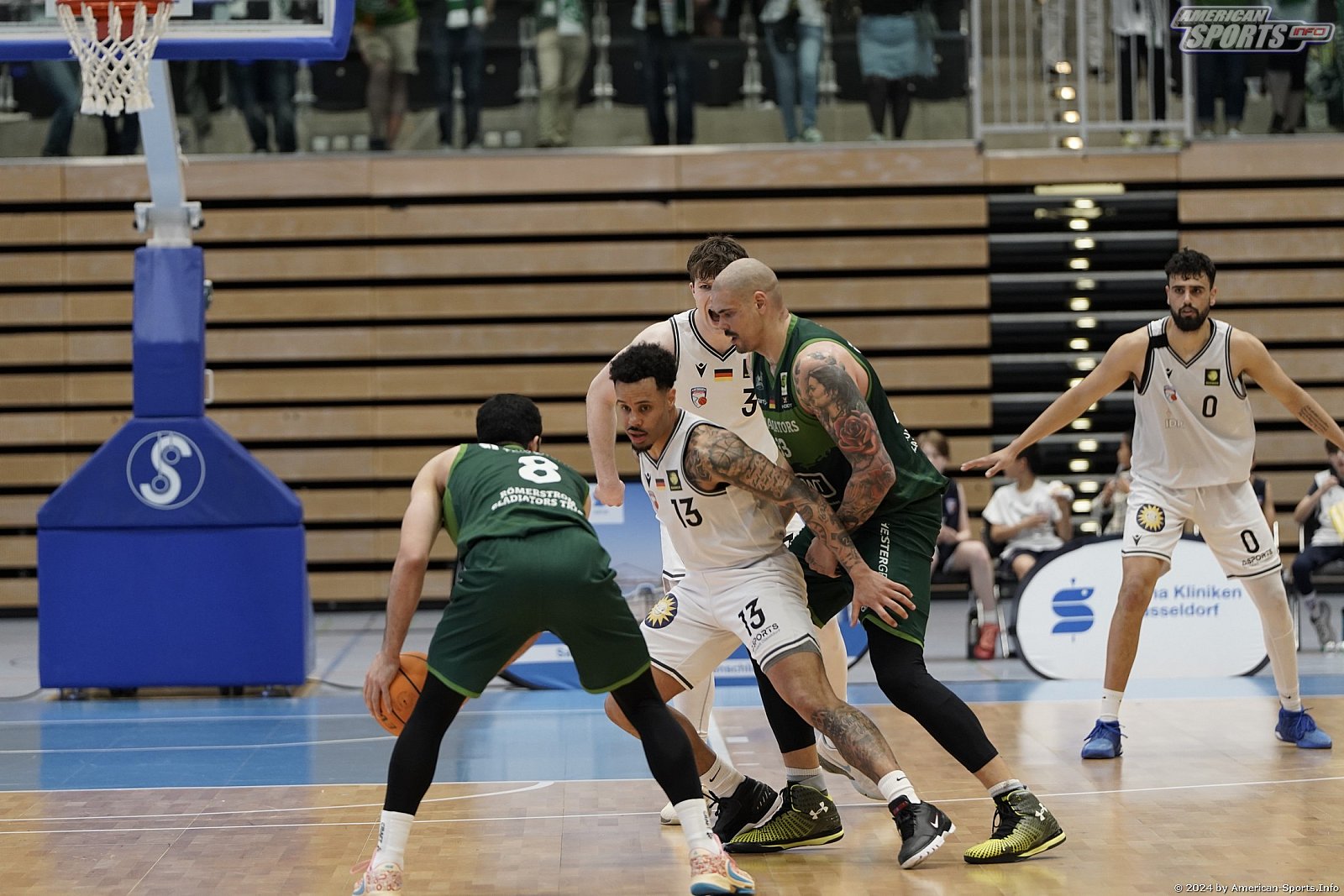 ProA: ART Giants Düsseldorf vs.  Römerstrom Gladiators Trier 73:74 13.04.2024
