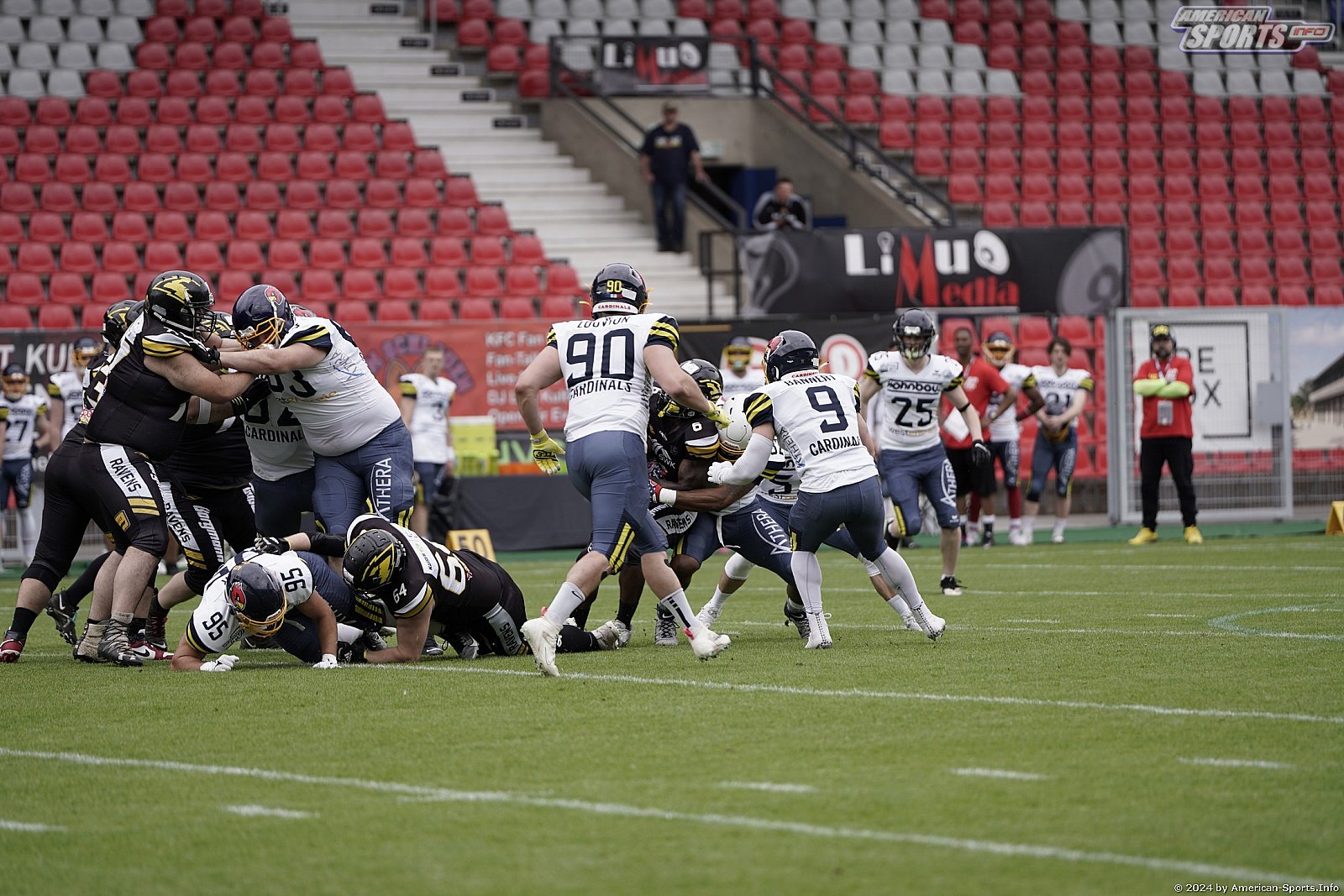 Regio West: Krefeld Ravens vs Assindia Cardinals 56:21 18.05.2024