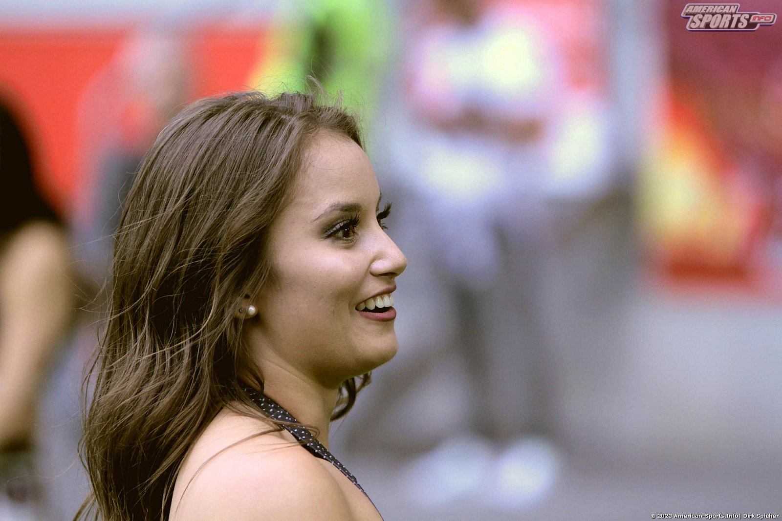 Die Cheerleader beim Spiel Rhein Fire vs Cologne Centurions am 23.07.2023