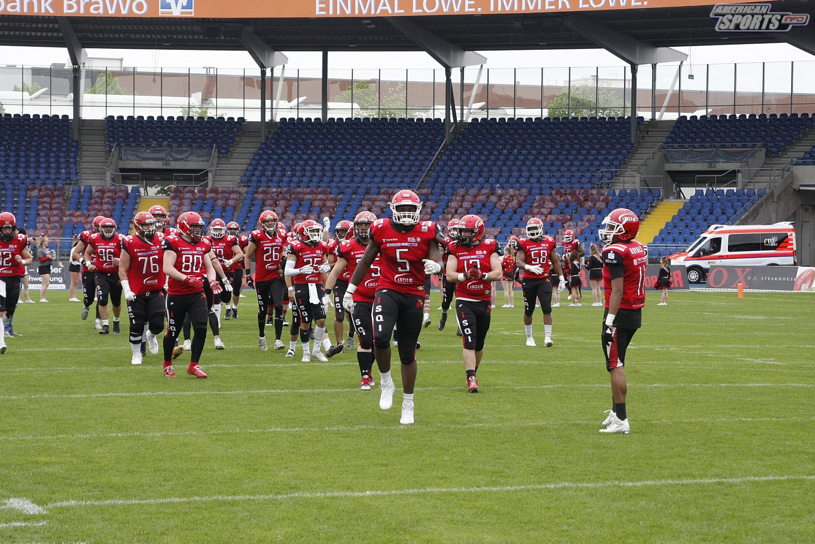 GFL Nord: New Yorker Lions Braunschweig vs. Potsdam Royals 35:14 26.05.2019 Galerie 2