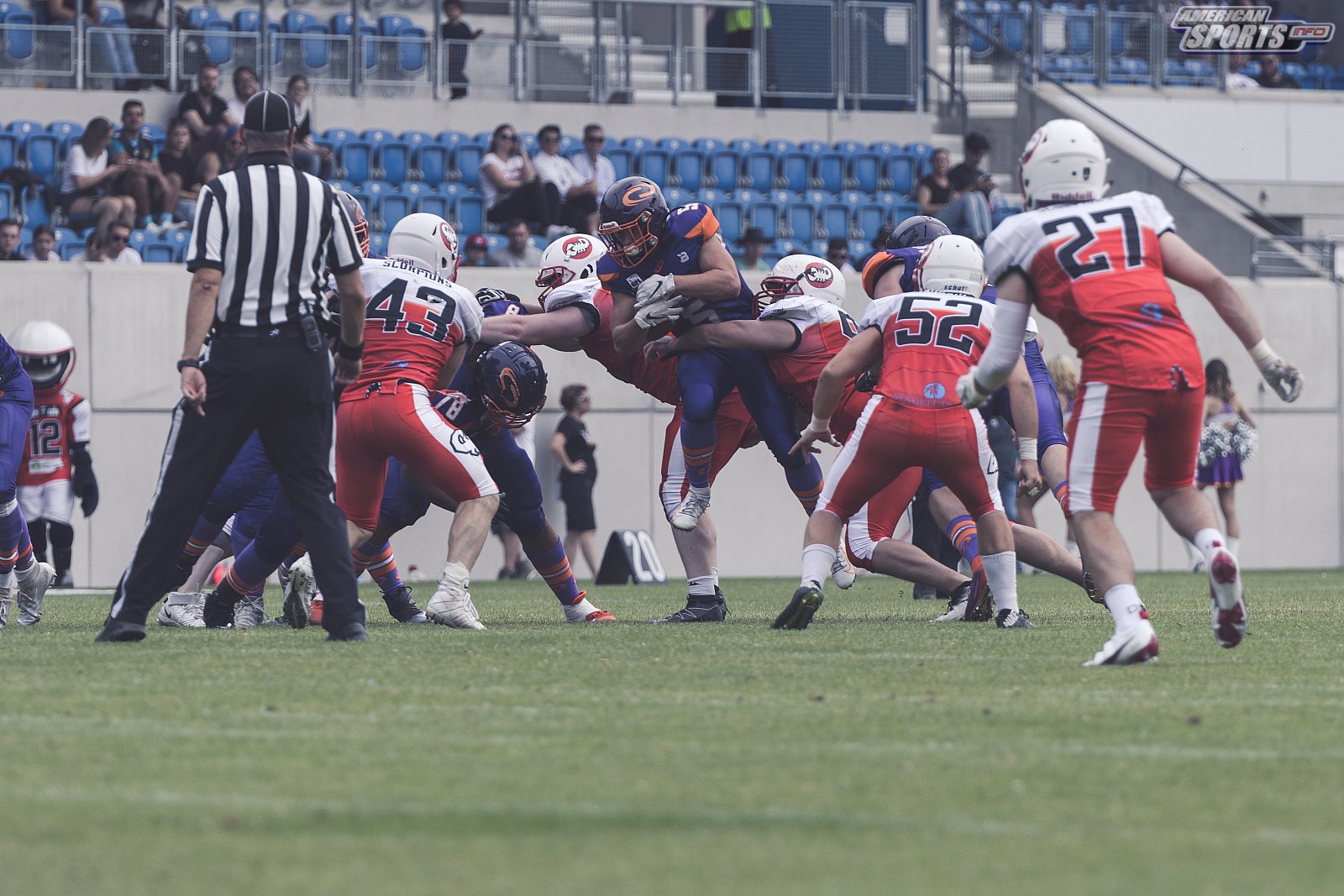 GFL Süd: Stuttgart Scorpions vs. Frankfurt Universe 55:20 26.06.2021 Galerie 1