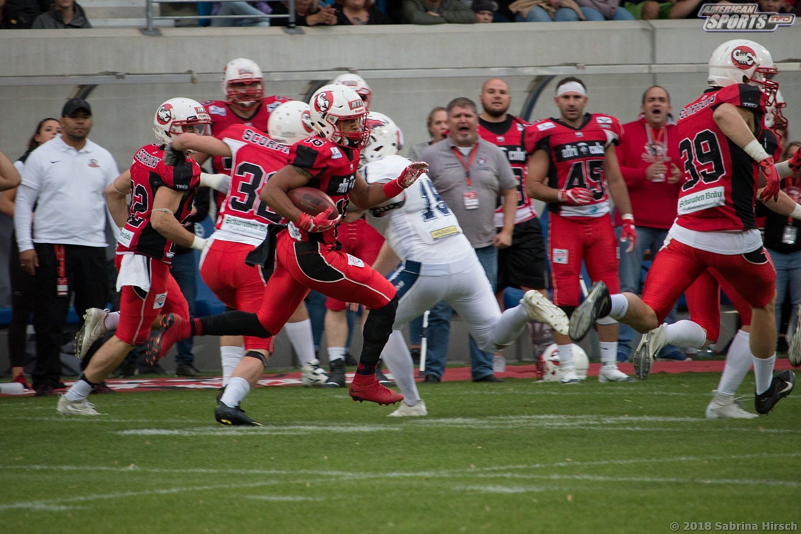 GFL Relegation Stuttgart Scorpions vs  Ravensburg Razorbacks 72-34 22.09.2018
