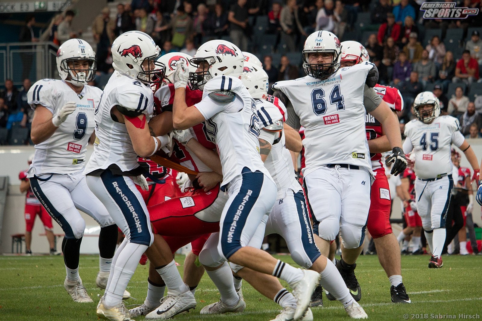 GFL Relegation Stuttgart Scorpions vs  Ravensburg Razorbacks 72-34 22.09.2018