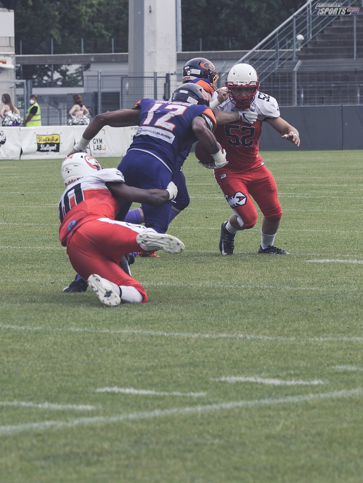 GFL Süd: Stuttgart Scorpions vs. Frankfurt Universe 55:20 26.06.2021 Galerie 1