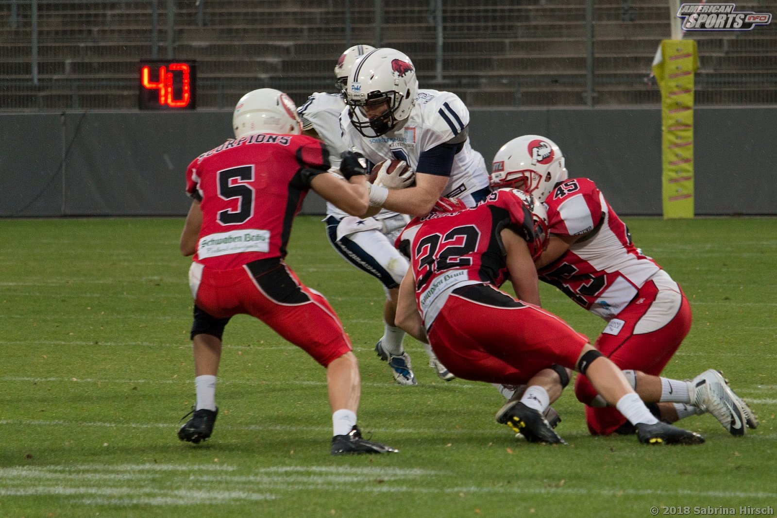 GFL Relegation Stuttgart Scorpions vs  Ravensburg Razorbacks 72-34 22.09.2018