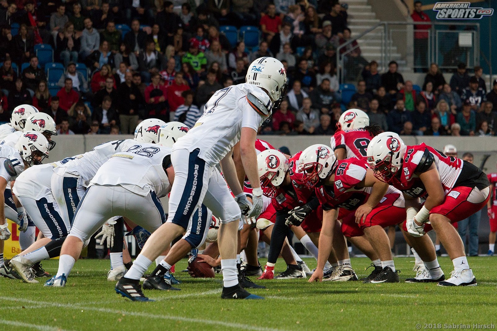 GFL Relegation Stuttgart Scorpions vs  Ravensburg Razorbacks 72-34 22.09.2018