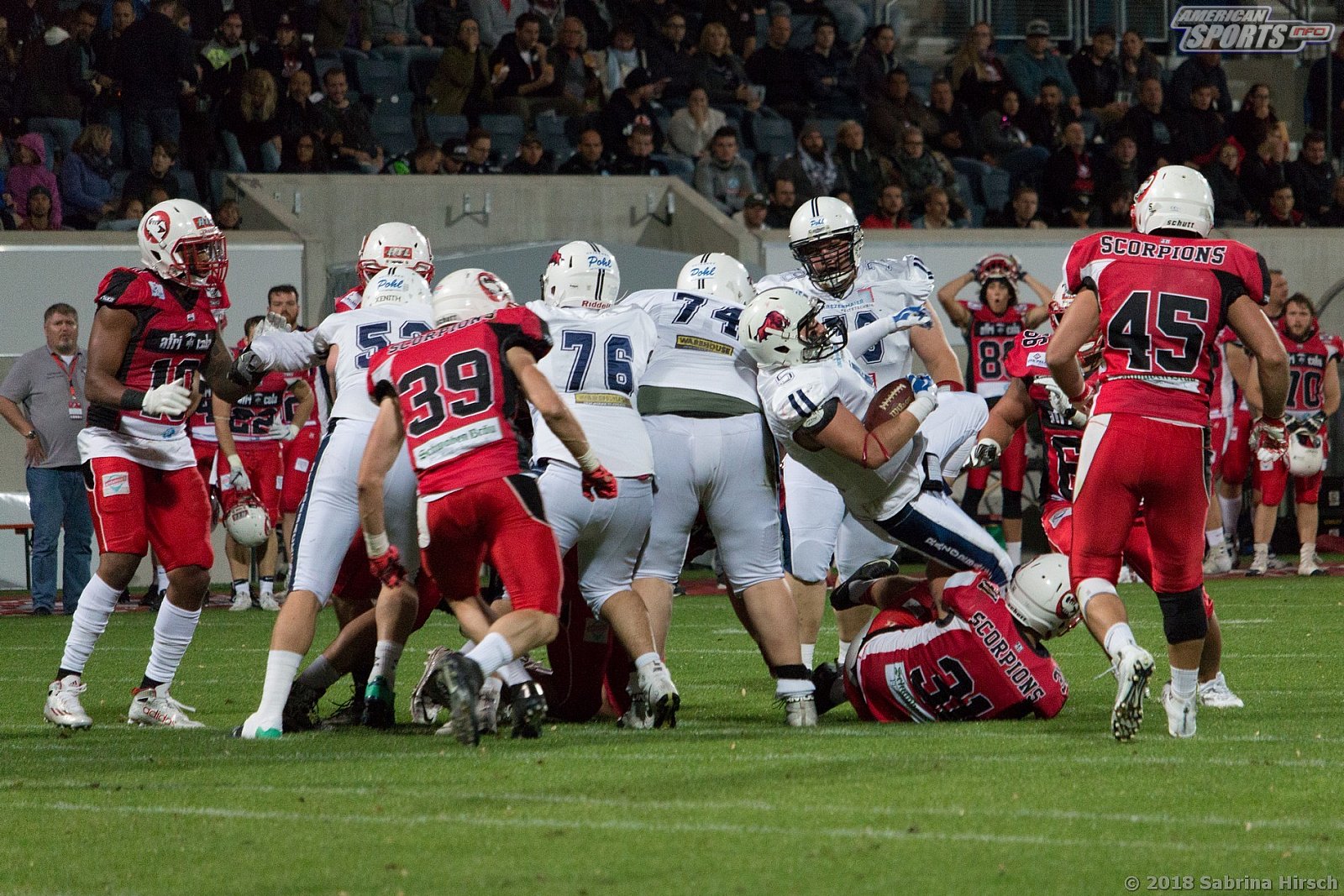 GFL Relegation Stuttgart Scorpions vs  Ravensburg Razorbacks 72-34 22.09.2018