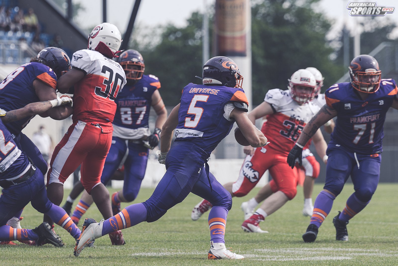GFL Süd: Stuttgart Scorpions vs. Frankfurt Universe 55:20 26.06.2021 Galerie 1