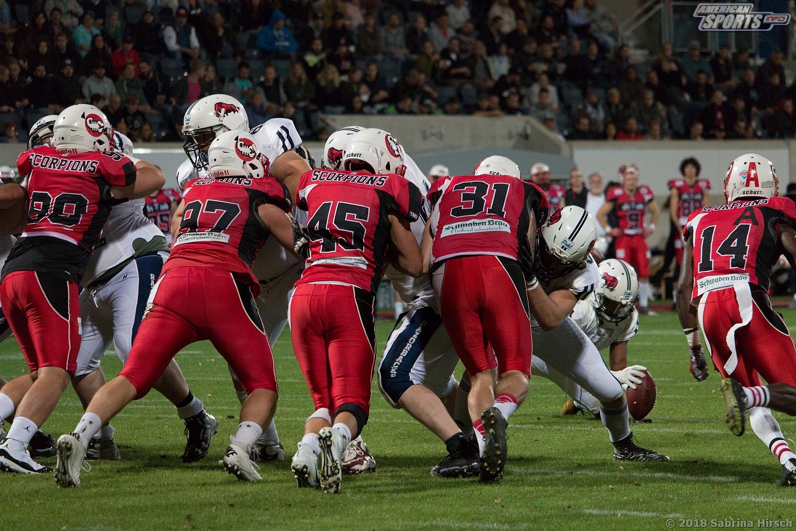 GFL Relegation Stuttgart Scorpions vs  Ravensburg Razorbacks 72-34 22.09.2018