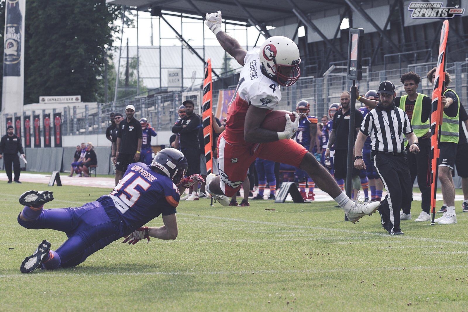GFL Süd: Stuttgart Scorpions vs. Frankfurt Universe 55:20 26.06.2021 Galerie 1