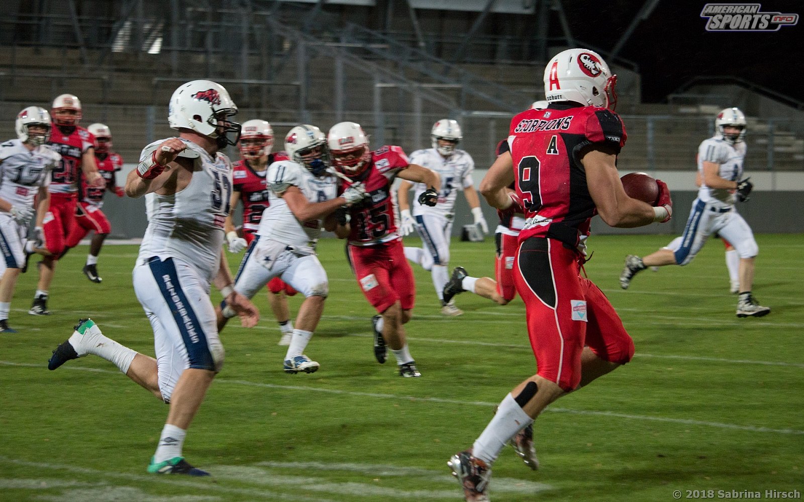 GFL Relegation Stuttgart Scorpions vs  Ravensburg Razorbacks 72-34 22.09.2018