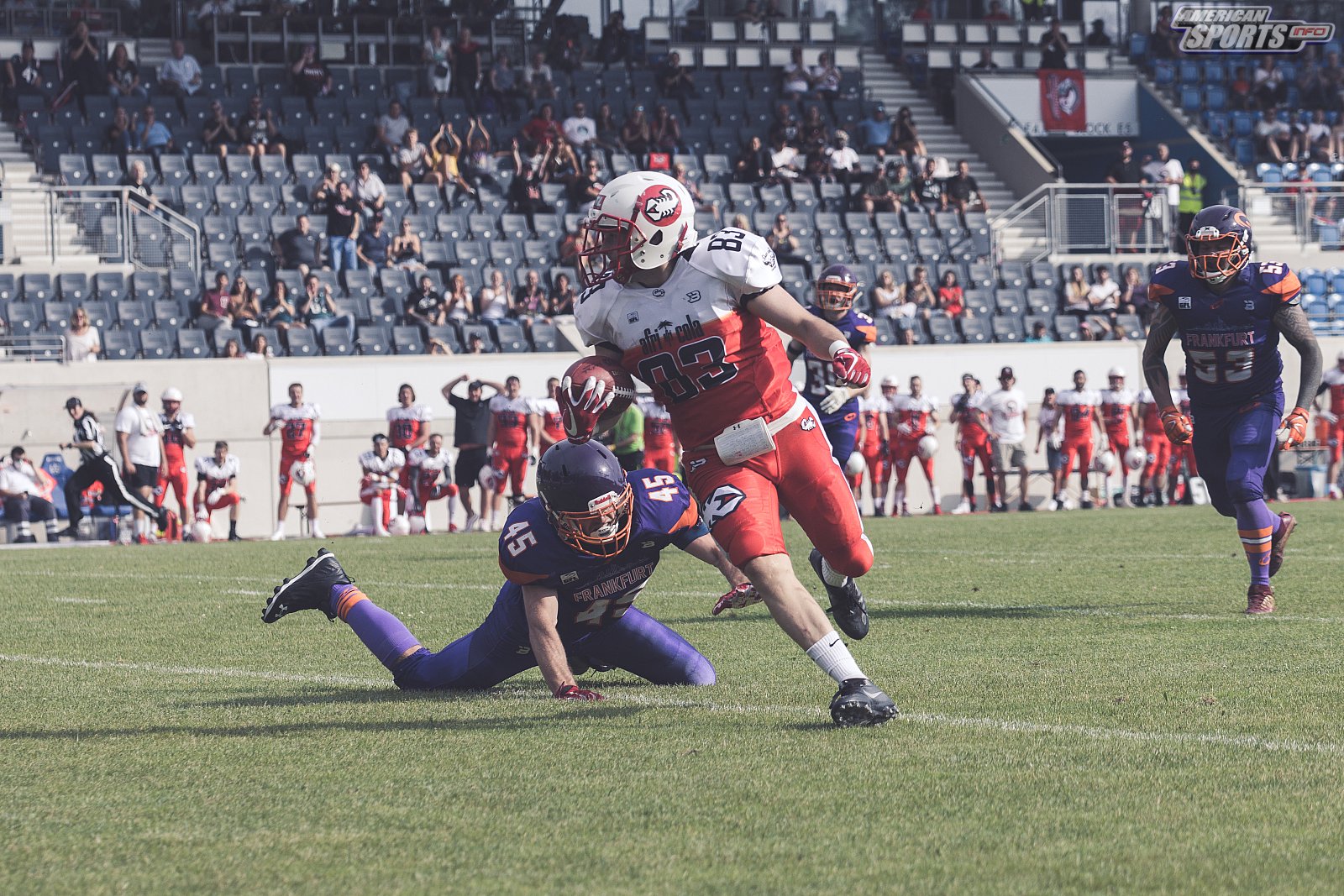 GFL Süd: Stuttgart Scorpions vs. Frankfurt Universe 55:20 26.06.2021 Galerie 1