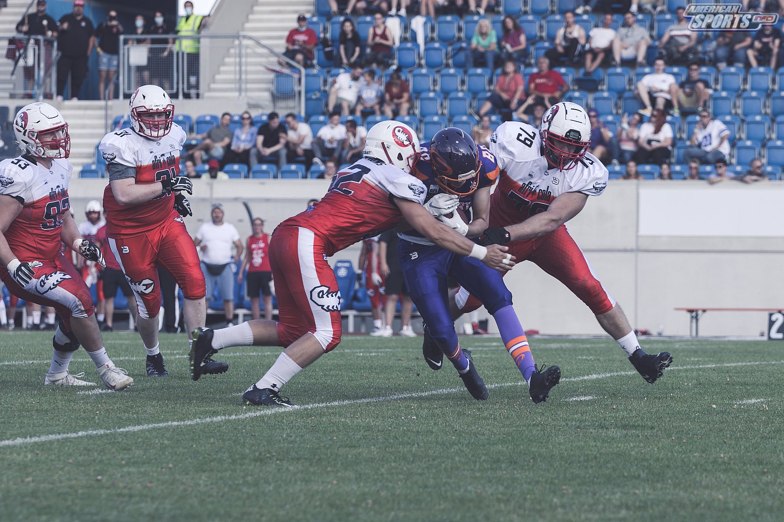 GFL Süd: Stuttgart Scorpions vs. Frankfurt Universe 55:20 26.06.2021 Galerie 1