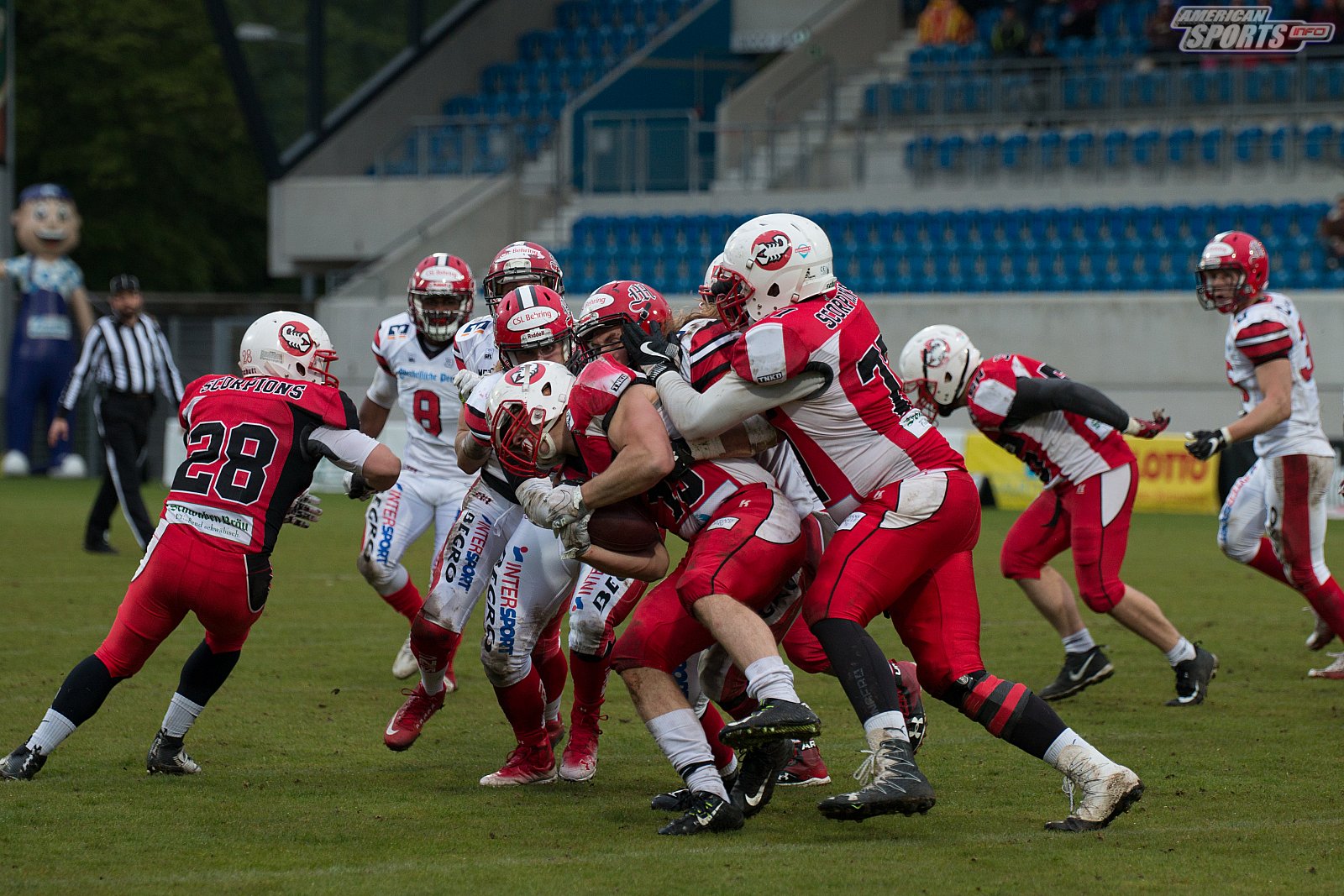 GFL Süd: Stuttgart Scorpions vs Marburg Mercenaries 30:21 04.05.2019