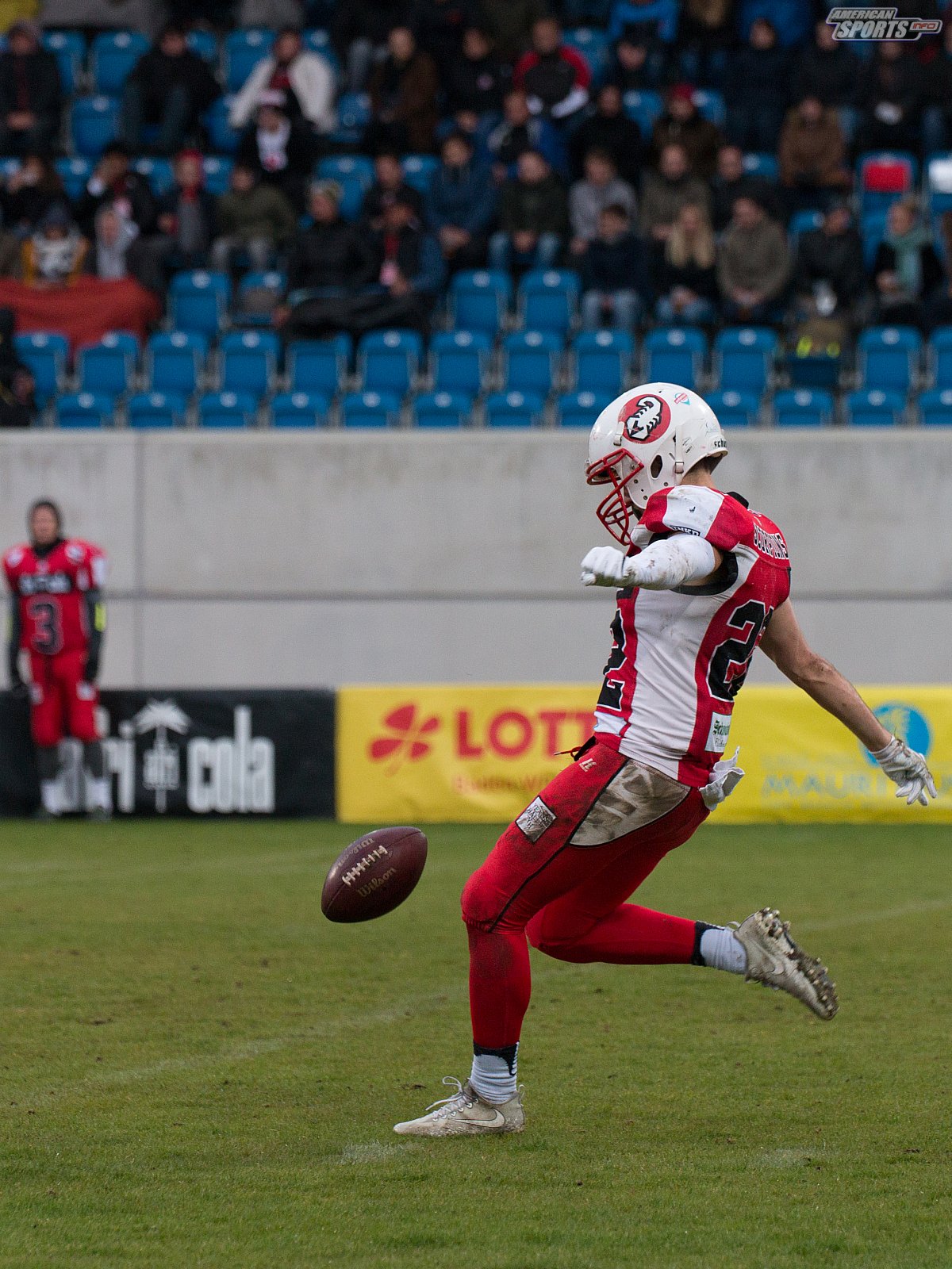 GFL Süd: Stuttgart Scorpions vs Marburg Mercenaries 30:21 04.05.2019