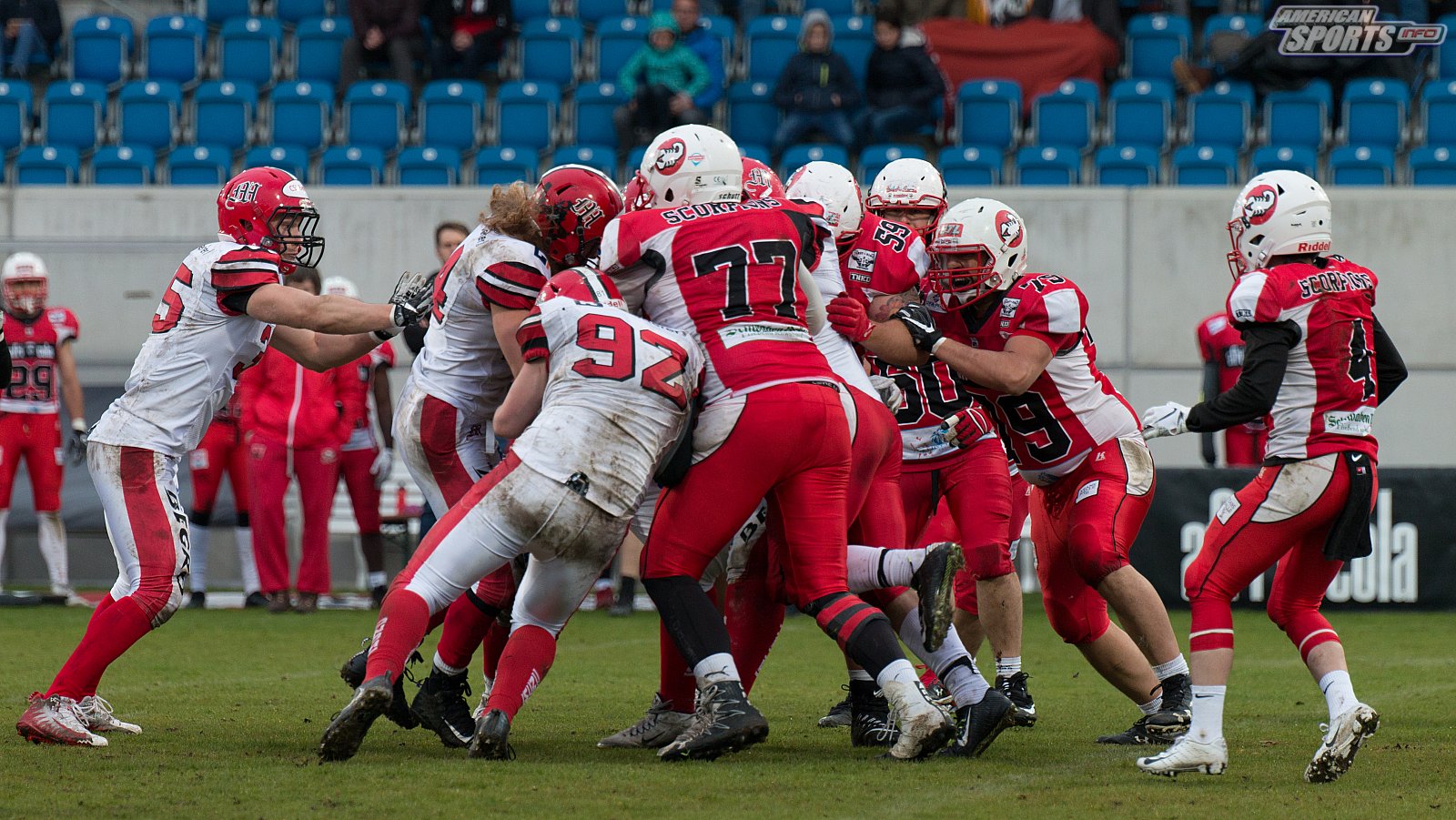 GFL Süd: Stuttgart Scorpions vs Marburg Mercenaries 30:21 04.05.2019
