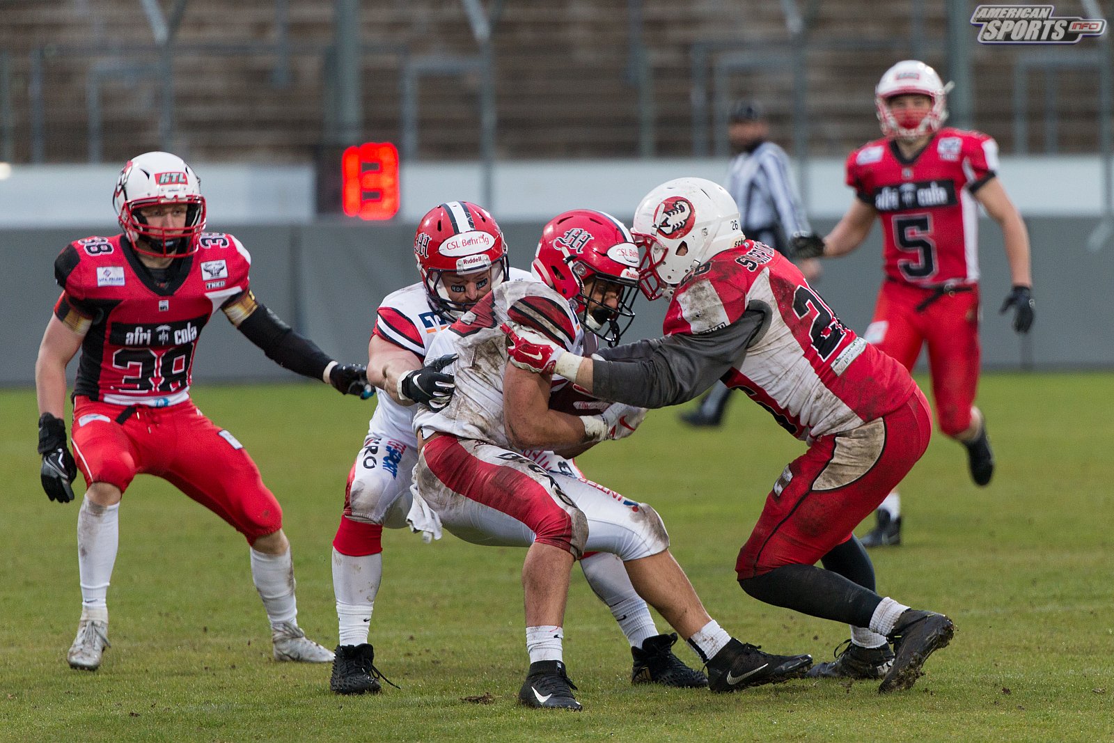 GFL Süd: Stuttgart Scorpions vs Marburg Mercenaries 30:21 04.05.2019