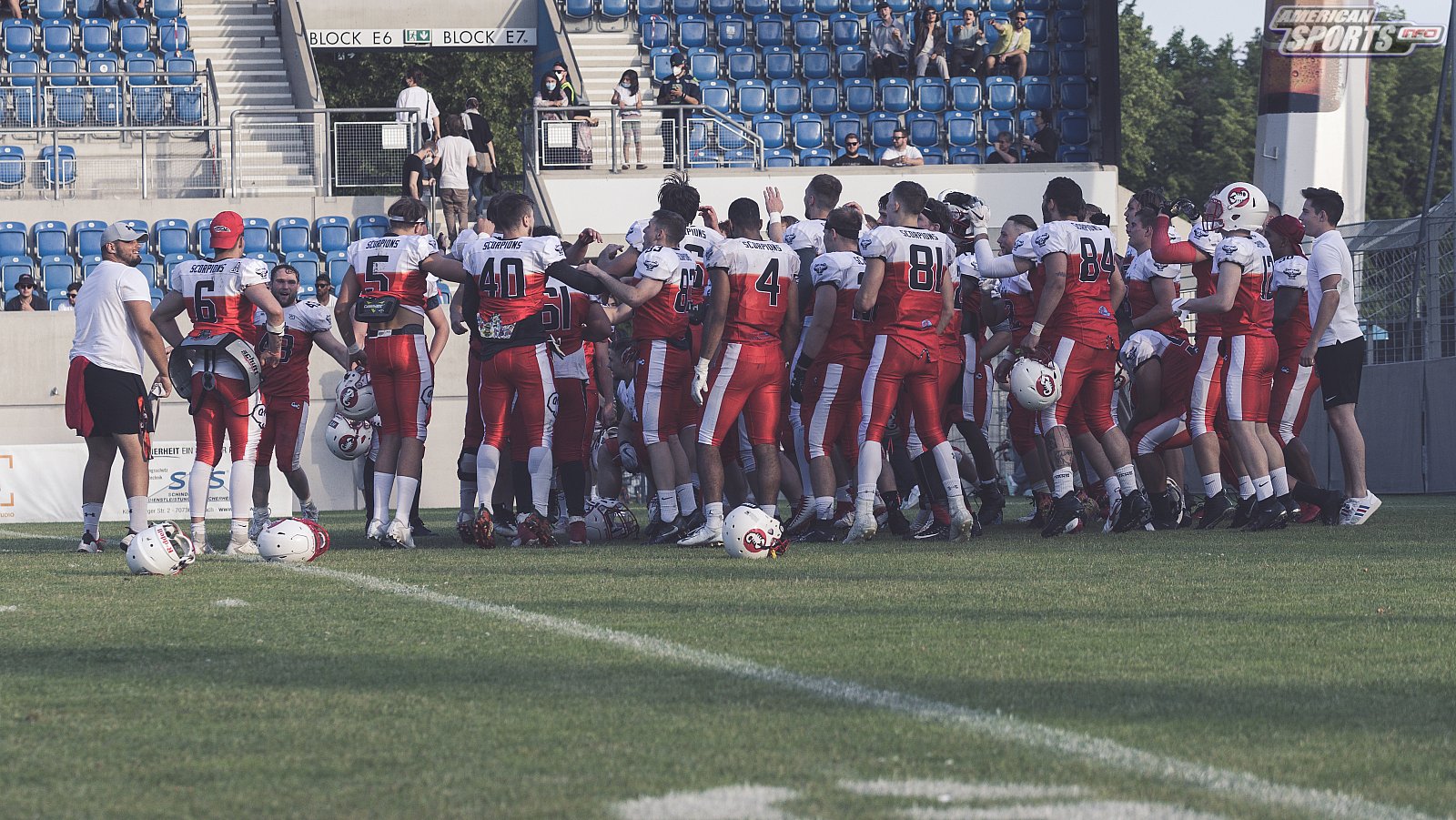 GFL Süd: Stuttgart Scorpions vs. Frankfurt Universe 55:20 26.06.2021 Galerie 1
