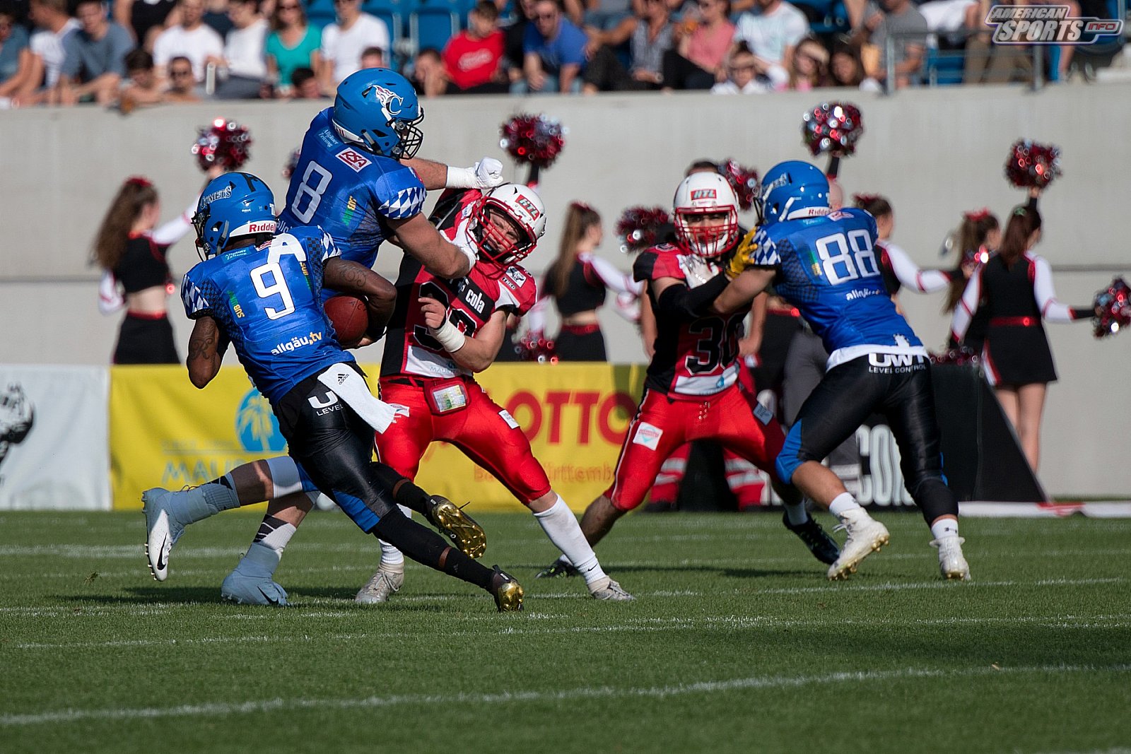 GFL Süd: Stuttgart Scorpions vs. Allgäu Comets 12:16 03.08.2019