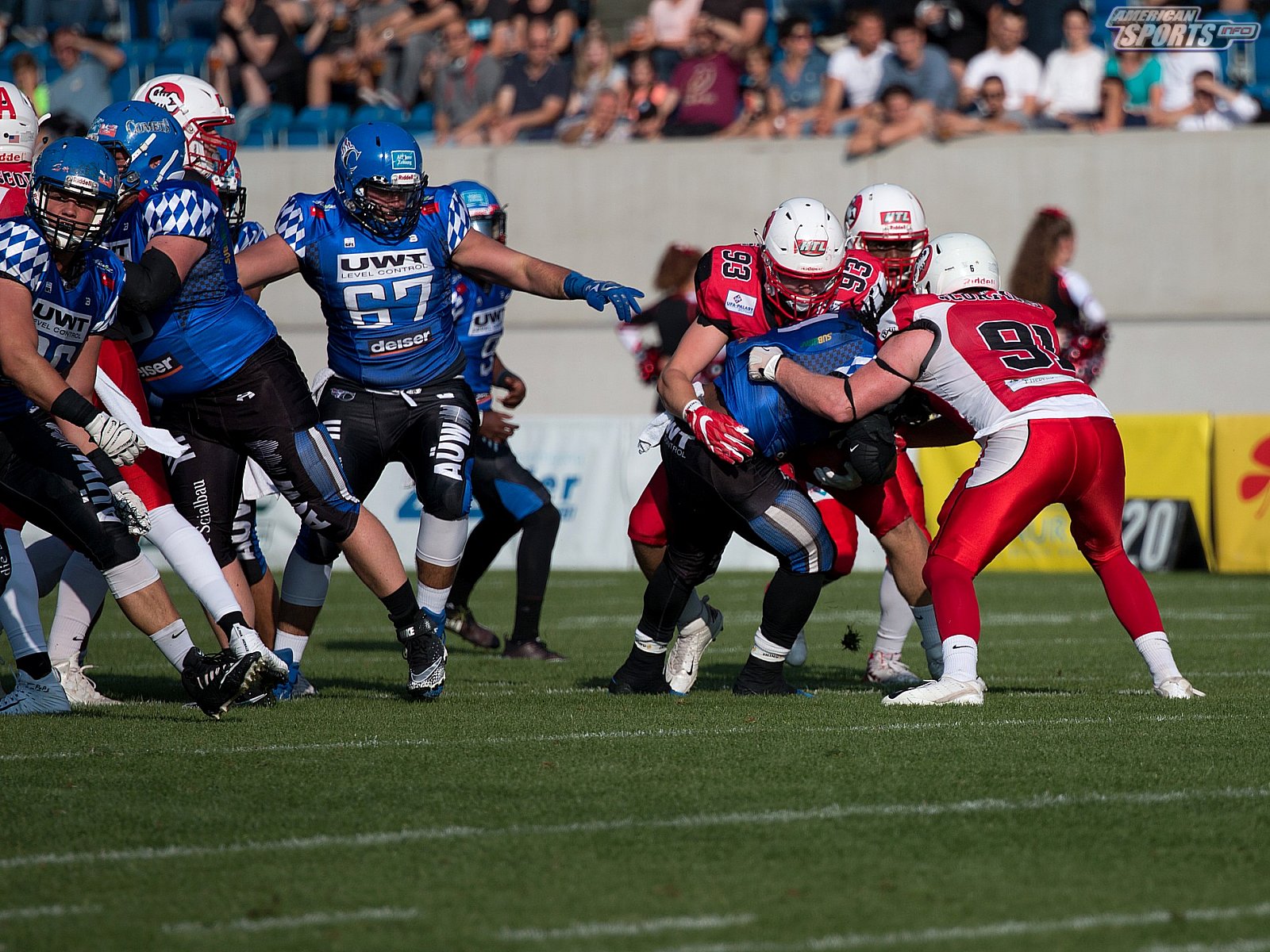 GFL Süd: Stuttgart Scorpions vs. Allgäu Comets 12:16 03.08.2019