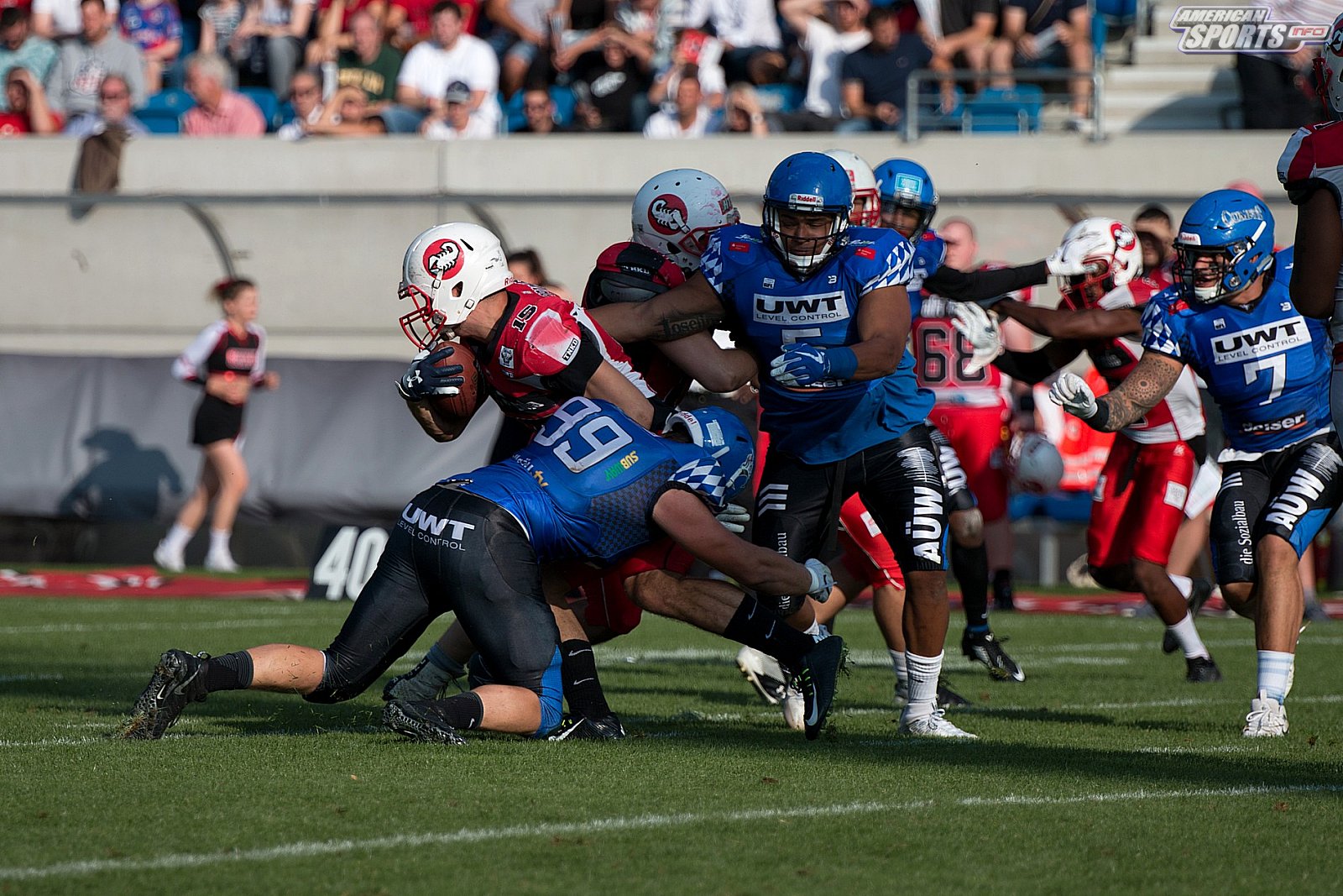 GFL Süd: Stuttgart Scorpions vs. Allgäu Comets 12:16 03.08.2019