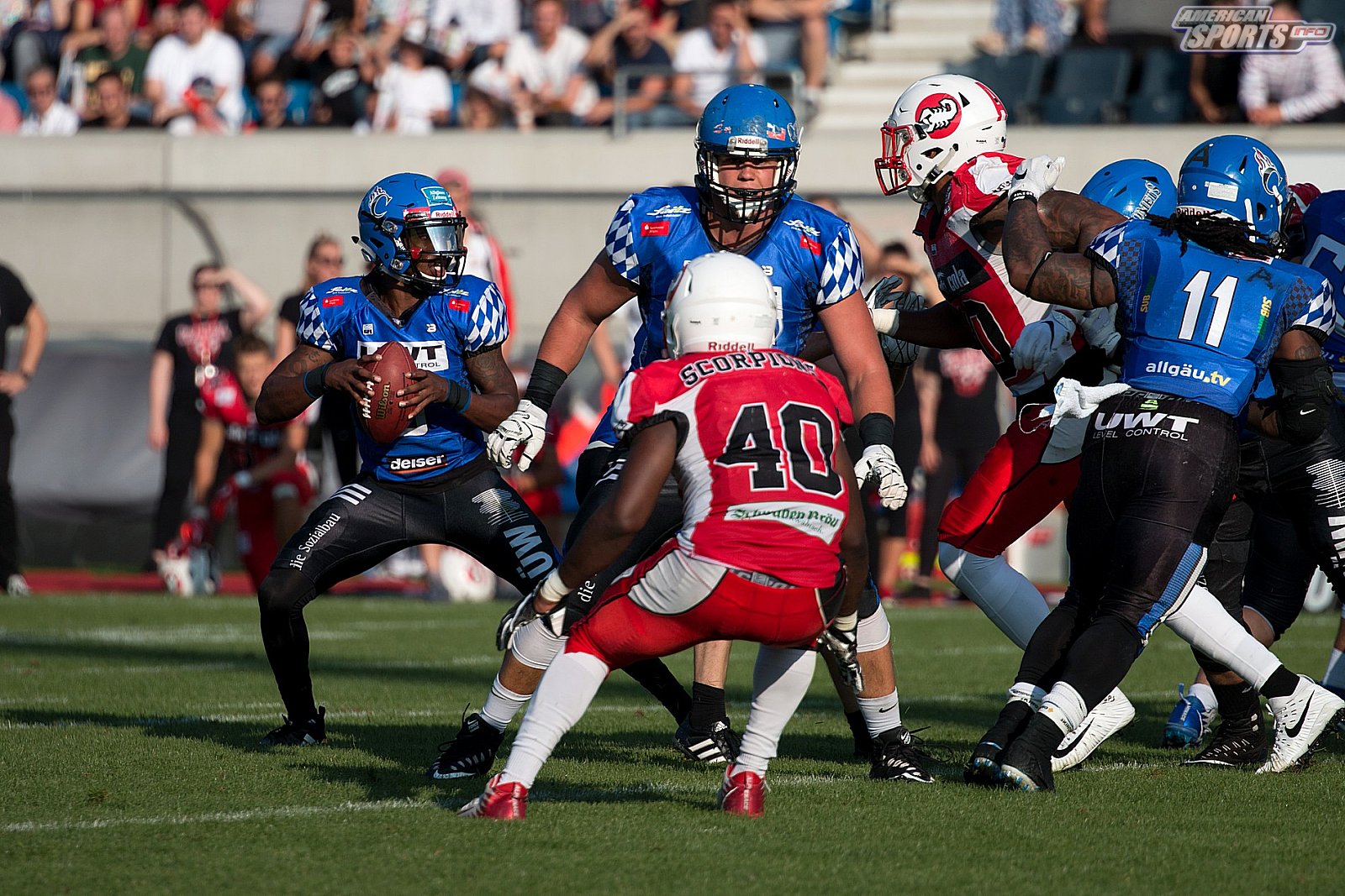GFL Süd: Stuttgart Scorpions vs. Allgäu Comets 12:16 03.08.2019