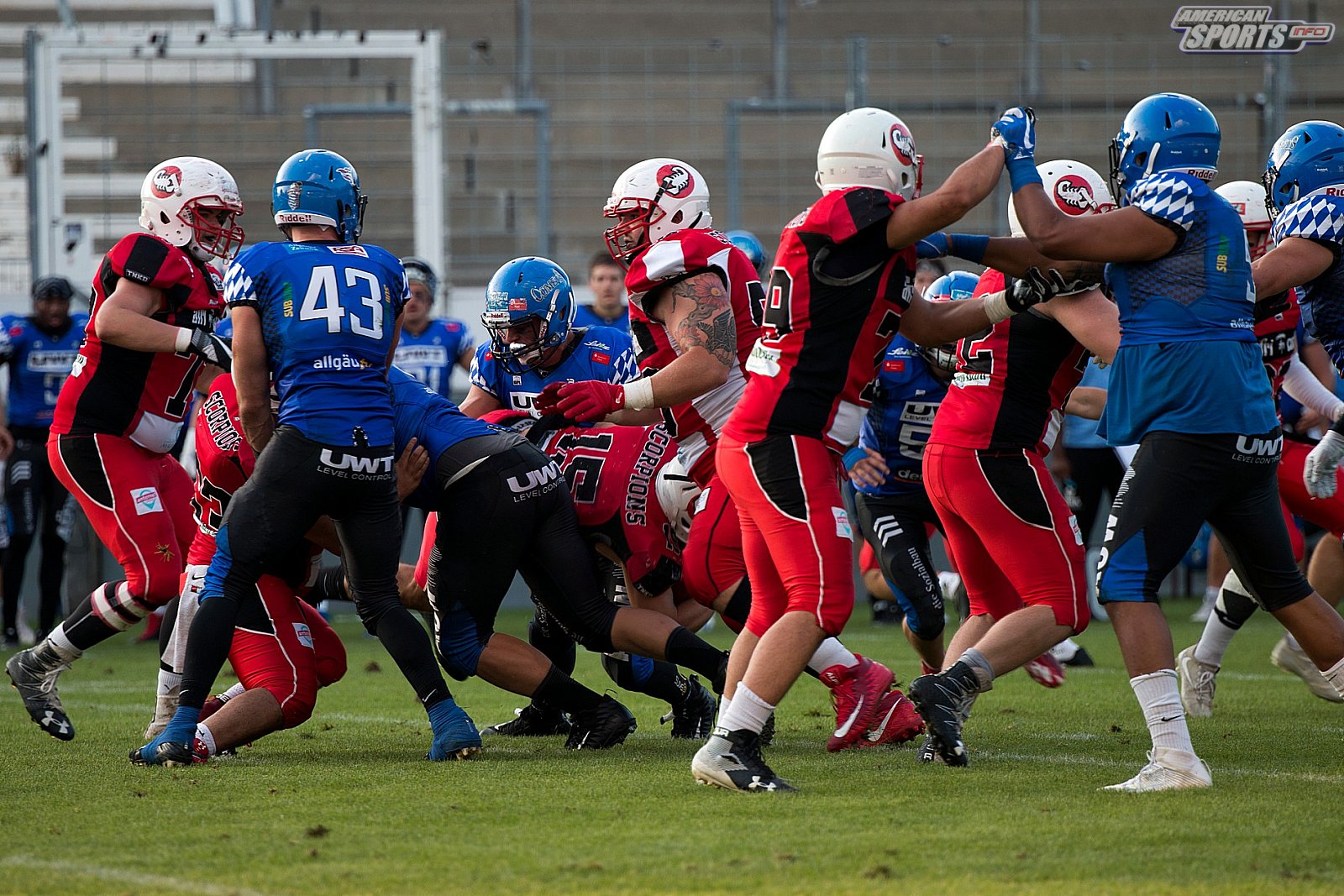 GFL Süd: Stuttgart Scorpions vs. Allgäu Comets 12:16 03.08.2019