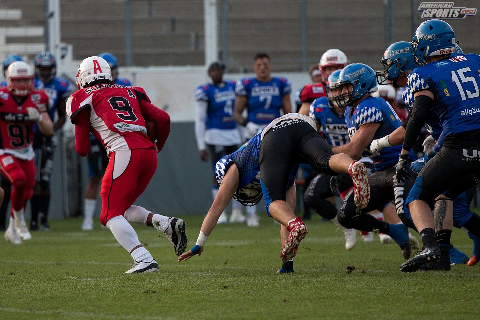 GFL Süd: Stuttgart Scorpions vs. Allgäu Comets 12:16 03.08.2019