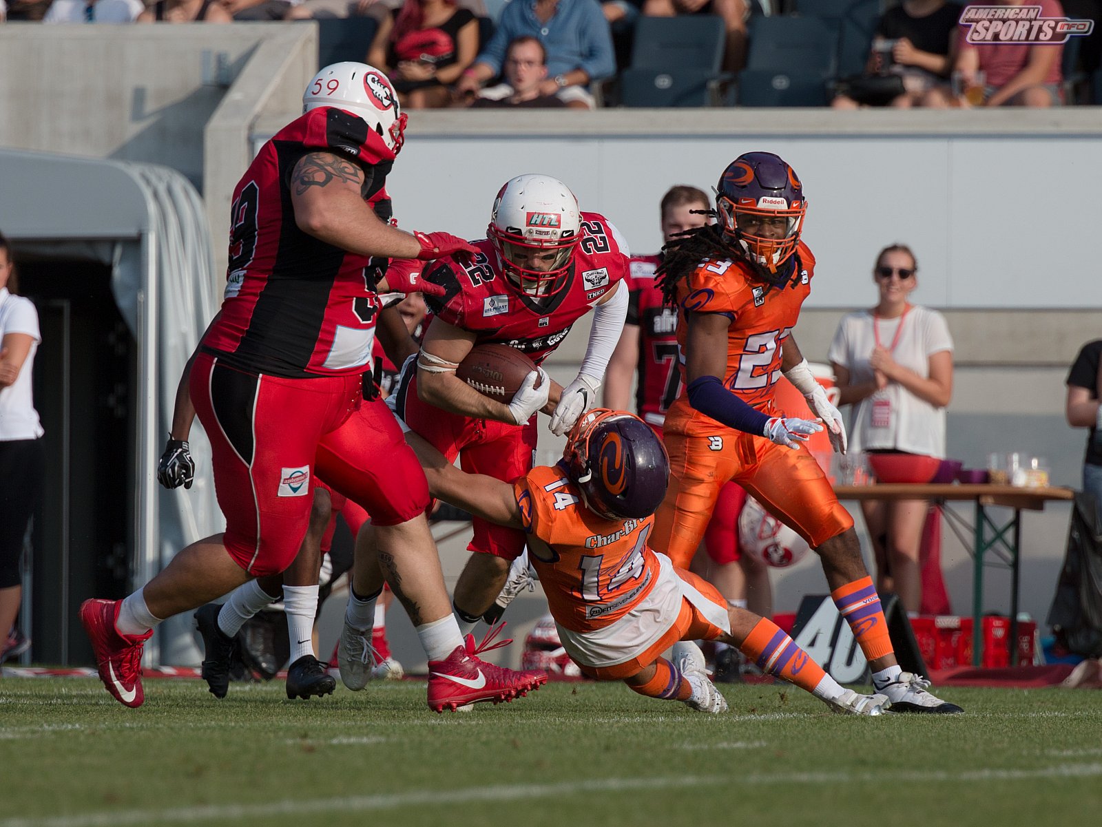 GFL Süd: Stuttgarter Scorpions vs Frankfurt Universe 24:26 31.08.2019