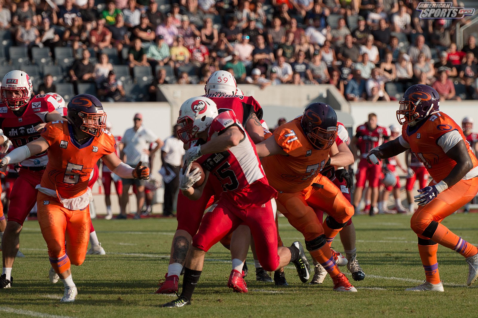GFL Süd: Stuttgarter Scorpions vs Frankfurt Universe 24:26 31.08.2019
