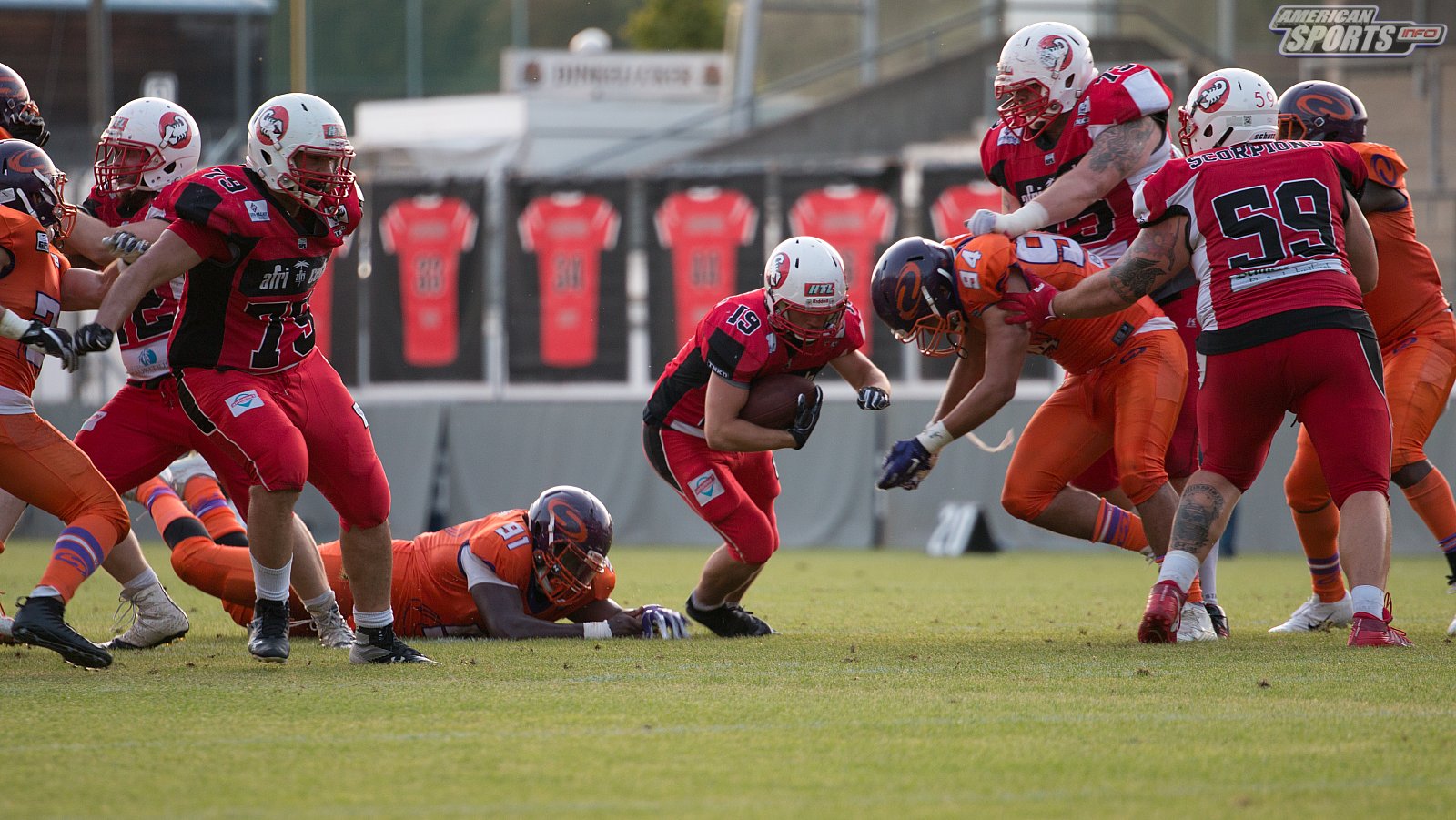 GFL Süd: Stuttgarter Scorpions vs Frankfurt Universe 24:26 31.08.2019