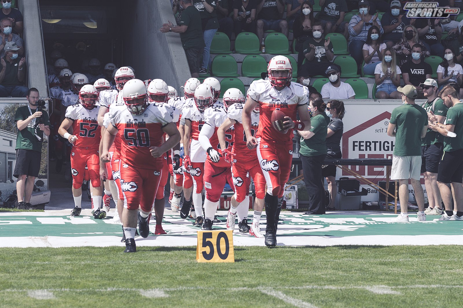 GFL: Schwäbisch Hall Unicorns vs. Stuttgart Scorpions 82:0 03.07.2021