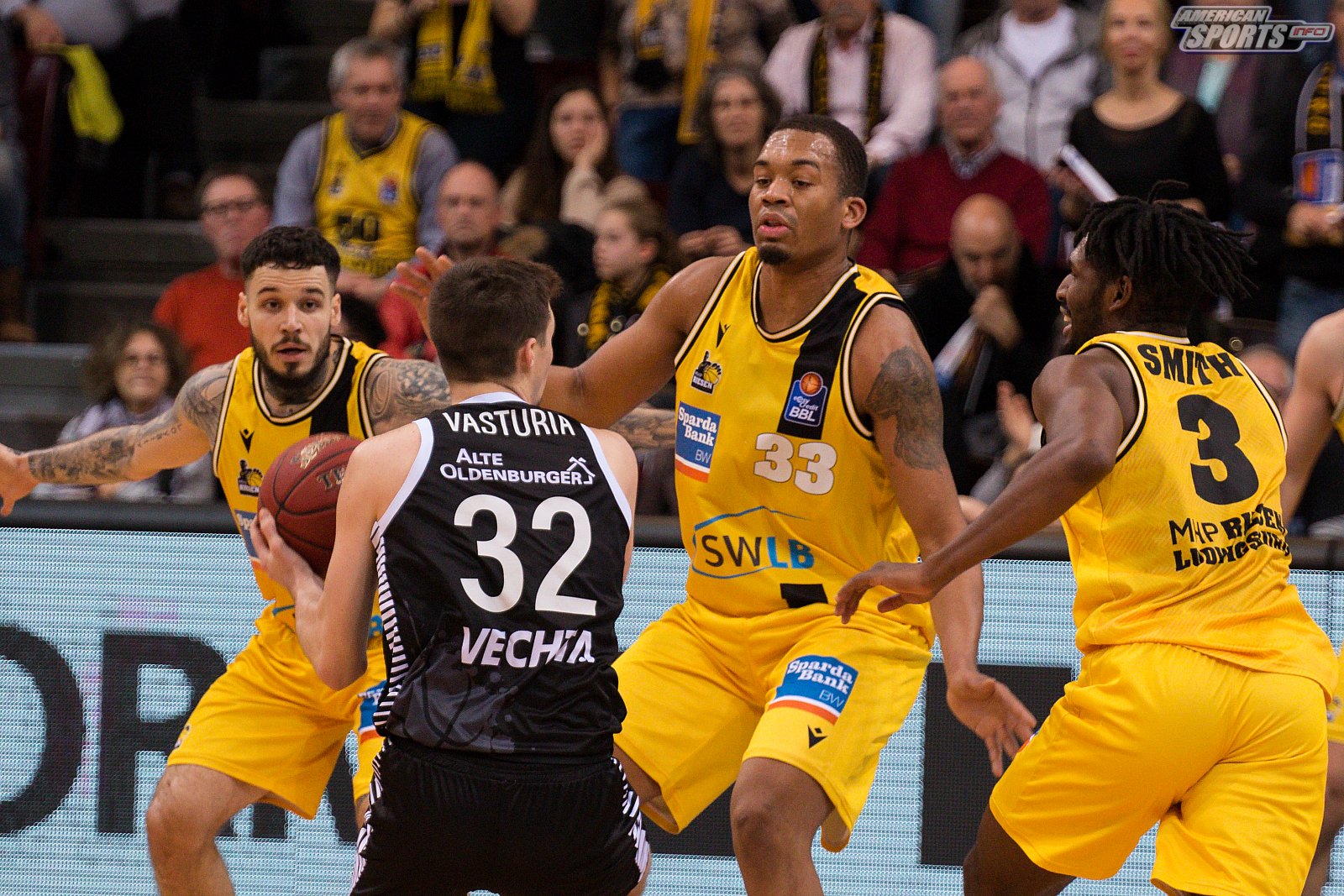 BBL: MHP Riesen Ludwigsburg vs. Rasta Vechta 85:78 01.02.2020